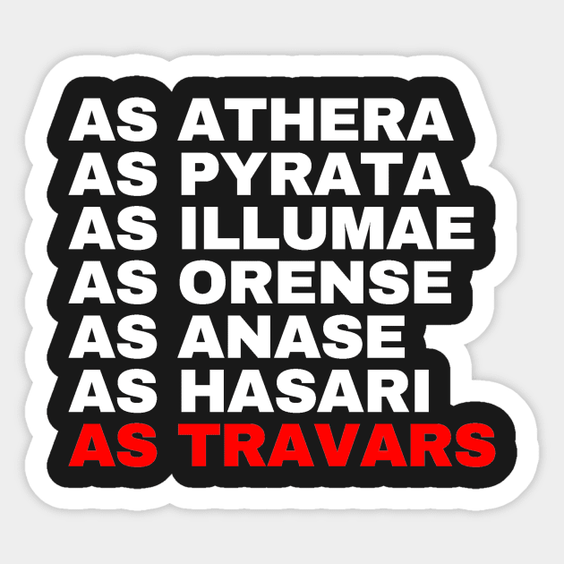 As Travars - A Darker Shade of Magic Sticker by ballhard